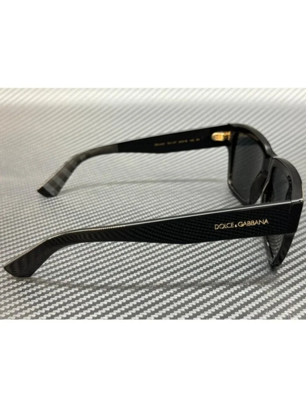 New Dolce & Gabbana Men Black Sunglasses 55-18-145